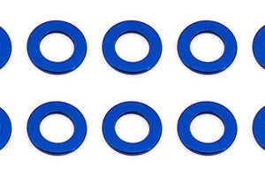 Team Associated 5.5 X .5mm Ball Stud Washer Blue Aluminum (10)