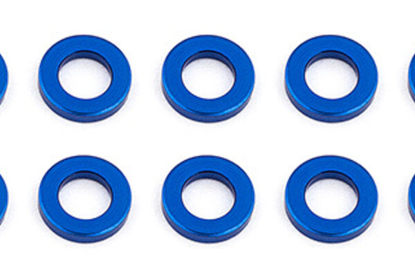 Team Associated Ballstud Washers 5.5 x 1.0mm Blue Aluminum (10)
