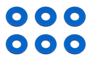 Team Associated Aluminum Bulkhead Washers, 0.5mm