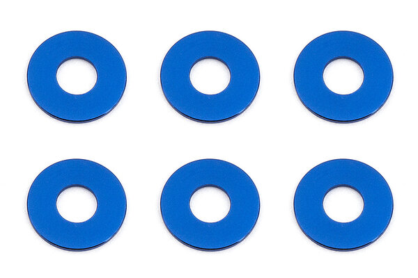 Team Associated Aluminum Bulkhead Washers, 0.5mm
