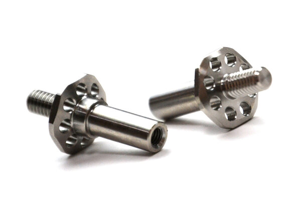 Exotek Racing B6.3 Flite Front Axles, Titanium