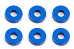 Team Associated Aluminum Bulkhead Washers, 2.0mm