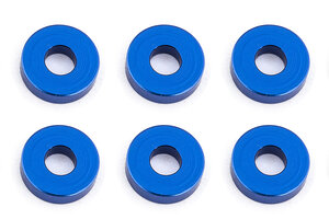 Team Associated Aluminum Bulkhead Washers, 2.0mm