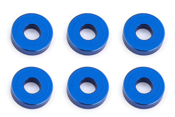 Team Associated Aluminum Bulkhead Washers, 2.0mm