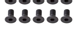 Team Associated Screws, M2.5x8mm FHCS, 2mm hex