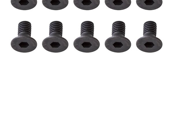 Team Associated Screws, M2.5x8mm FHCS, 2mm hex