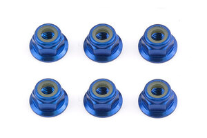 Team Associated M4 Aluminum Flange Locknut