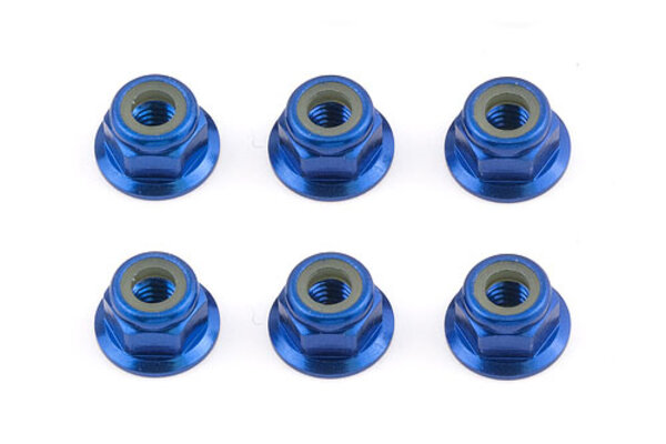 Team Associated M4 Aluminum Flange Locknut
