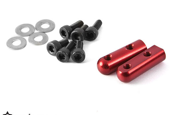 Gmade Aluminum Servo Mount Red (2)