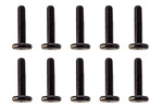 Team Associated Screws, M3x0.5x16mm LP SHCS, Black