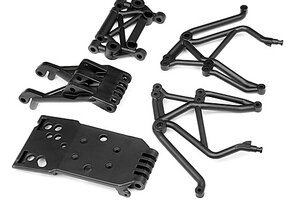 HPI Racing Rear Skid Plate Set Super 5SC Flux
