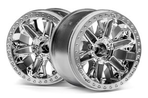 HPI Racing 6-Shot Jumpshot ST Wheel (Chrome/2pcs)