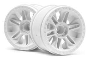 HPI Racing 6-Shot Jumpshot ST Wheel (White/2pcs)
