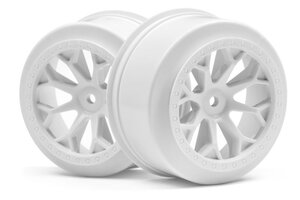 HPI Racing 8-Shot Jumpshot SC Wheel (White/2pcs)