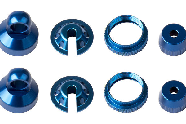 Team Associated Enduro Shock Parts, Blue Aluminum
