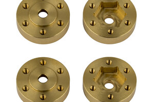 Team Associated FT Enduro Beadlock Hex Adapters, Brass Team Associated FT Enduro Beadlock Hex Adapters, Brass