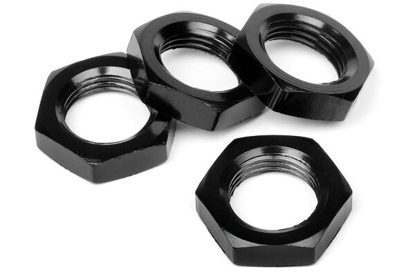 HPI Racing HPI67492  17mm Wheel Nut (Black/4pcs) Vorza Flux/Trophy