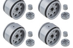 Team Associated Enduro The Ocho Wheels, 1.90”, Silver