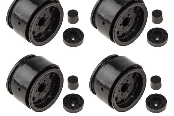Team Associated Enduro The Ocho Wheels, 1.90”, Black