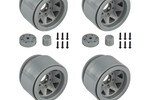 Team Associated Enduro Trigon Wheels, 1.55”, Silver