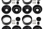 Team Associated Enduro Urbine Wheels, 1.55", Black