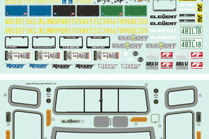 Team Associated Sendero Body Decal