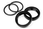 HPI Racing Big Bore Shock Spring Adjust Nut (Black/2pcs) Vorza Flux