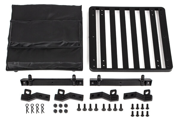 Team Associated ASC42169 Front Runner Bed Rack & RTT Set, for Knightrunner