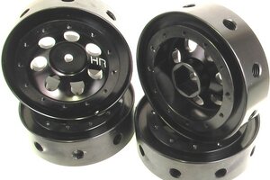 Hot Racing Black MRC Beadlock 1.9 Wheels