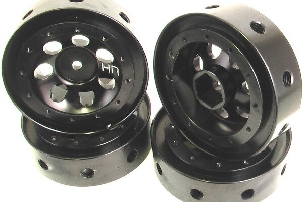 Hot Racing Black MRC Beadlock 1.9 Wheels