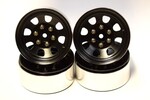 Hot Racing 6 Lug Hex Drive Wagon 1.9 Steel Stamped Bead Lock Wheel