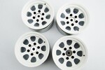 Hot Racing 6 Lug Wagon Style Hex Drive 1.9 Steel Stamped Bead Lock