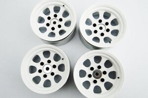 Hot Racing 6 Lug Wagon Style Hex Drive 1.9 Steel Stamped Bead Lock
