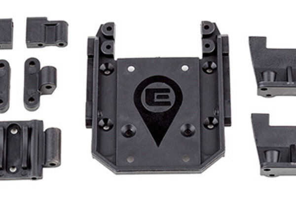 Team Associated Enduro IFS Gearbox and Servo Mounts Set, Hard