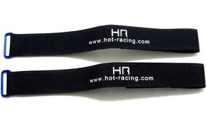 Hot Racing HRABVS27X06  Hook and Loop Tape Battery Str