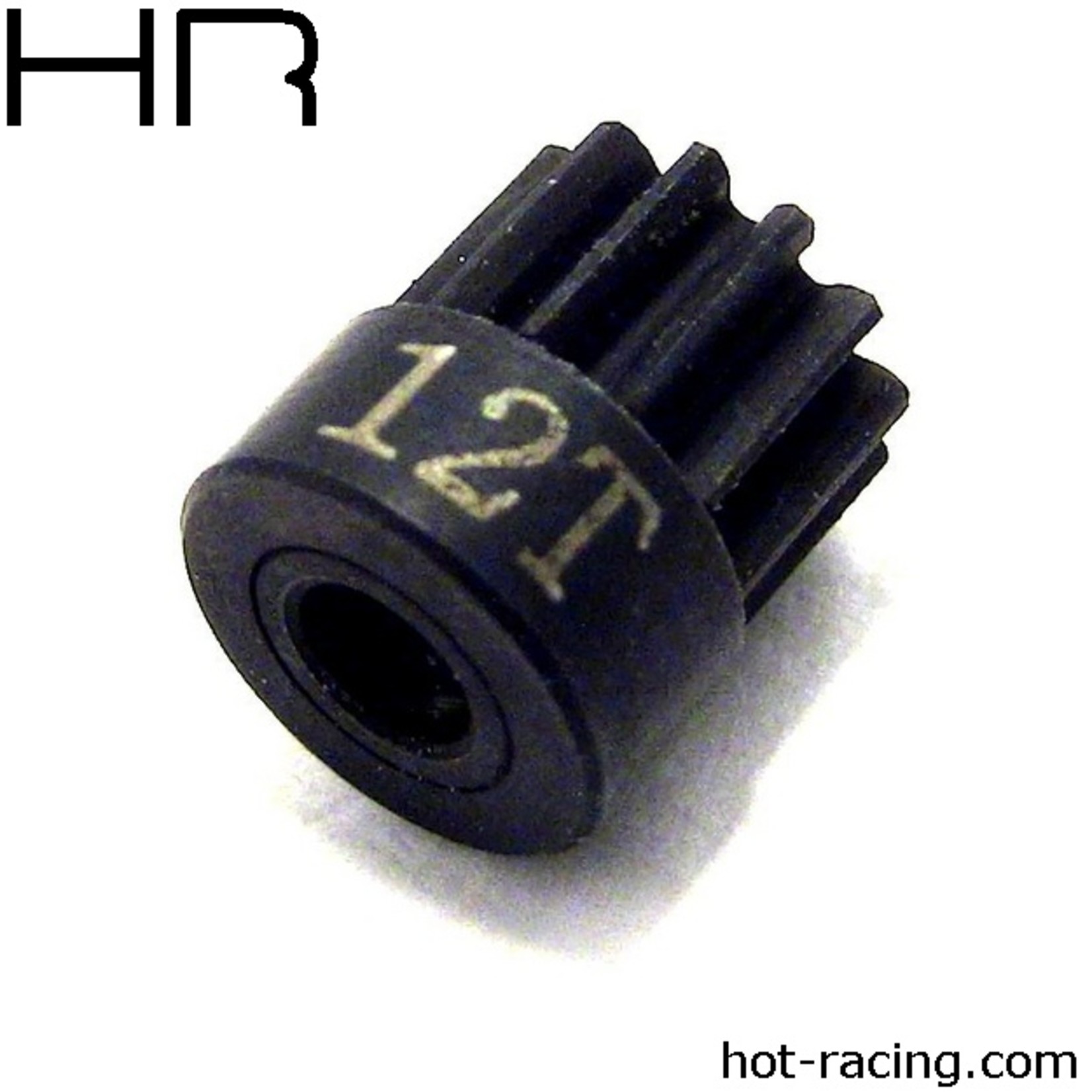 Hot Racing 12T 48P Hardened Steel Pinion, 1/8 Bore