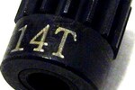 Hot Racing 14t 48p Hardened Steel Pinion Gear 1/8 Bore
