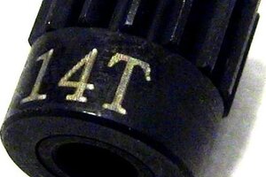 Hot Racing 14t 48p Hardened Steel Pinion Gear 1/8 Bore