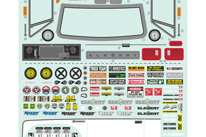 Team Associated Sendero HD Decal Sheet