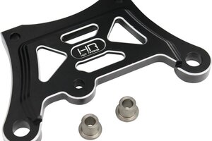 Hot Racing Alum. Front Top Plate Chassis Brace, for Losi DBXL-E