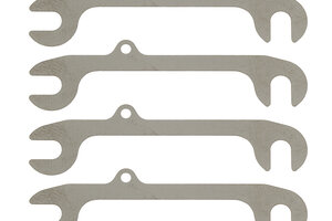 Team Associated RC12R6 Front Ride Height Shims, Steel