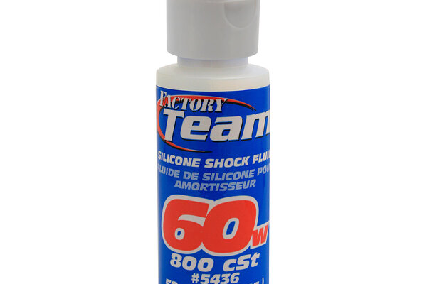 Team Associated 60Wt Silicone Shock Oil, 2oz