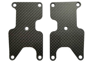 Team Associated RC8B3.2 FT Rear Suspension Arm Inserts, Carbon Fiber, 1.2mm Team Associated RC8B3.2 FT Rear Suspension Arm Inserts, Carbon Fiber, 1.2mm
