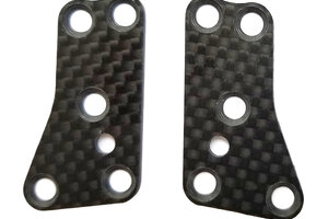 Team Associated RC8B3.2 FT Front Upper Suspens Arm Inserts, Carbon Fiber, 1.2