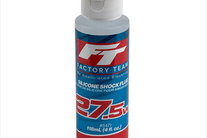 Team Associated 27.5Wt Silicone Shock Oil, 4oz Bottle (313 cSt)