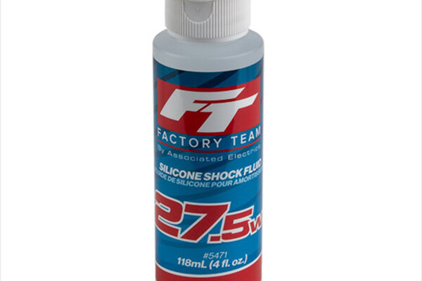 Team Associated 27.5Wt Silicone Shock Oil, 4oz Bottle (313 cSt)