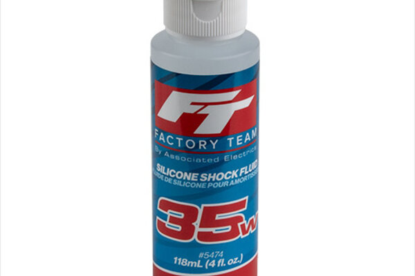Team Associated 35Wt Silicone Shock Oil, 4oz Bottle (425 cSt)