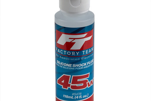 Team Associated 45Wt Silicone Shock Oil, 4oz Bottle (575 cSt)