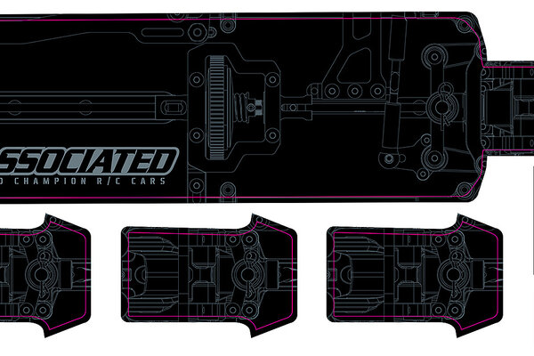 Team Associated B74 FT Chassis Protective Sheet