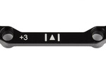 Team Associated RC10B74.1 Steering Rack, +3mm, aluminum